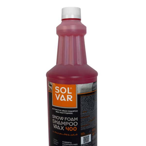 شامبو وشمع غسيل السيارات SOLVAR Snow Foam 400 - شامبو عالي الرغوة 1 لتر